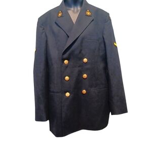 Canadian Wool Military (Navy) Jacket - Navy Blue Men's 5072)